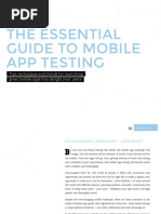 The Essential Guide To Mobile App Testing