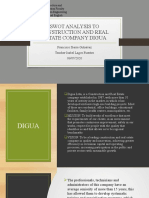 Swot Analysis To Construction and Real Estate Company Digua