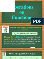 3 - Operations On Functions