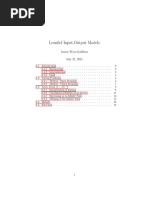 Leonfief Input-Output Models: Justin Wyss-Gallifent July 21, 2021