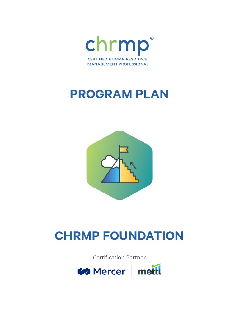 Program Plan: Certified Human Resource Management Professional | PDF ...