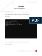 Practical-1: Aim:-Make A Single Node Cluster in Hadoop. Solution