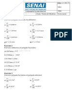 Exercicios Conversão Resolvidos