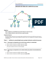 Packet Tracer - ACL Demonstration Instructions