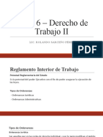 Clase 6 - Derecho de Trabajo II