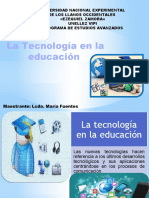 La Tecnología en La Educación