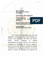 Recurso de queja por suspensión de vacunación