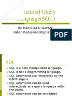 Structured Query Language (SQL) : by Dakshata Sawant