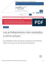 Los Antidepresivos Más Recetados y Cómo Actúan - NIH MedlinePlus Magazine