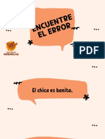 Encuentre El Error