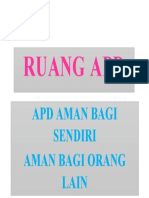 Ruang Apd: Apd Aman Bagi Sendiri Aman Bagi Orang Lain