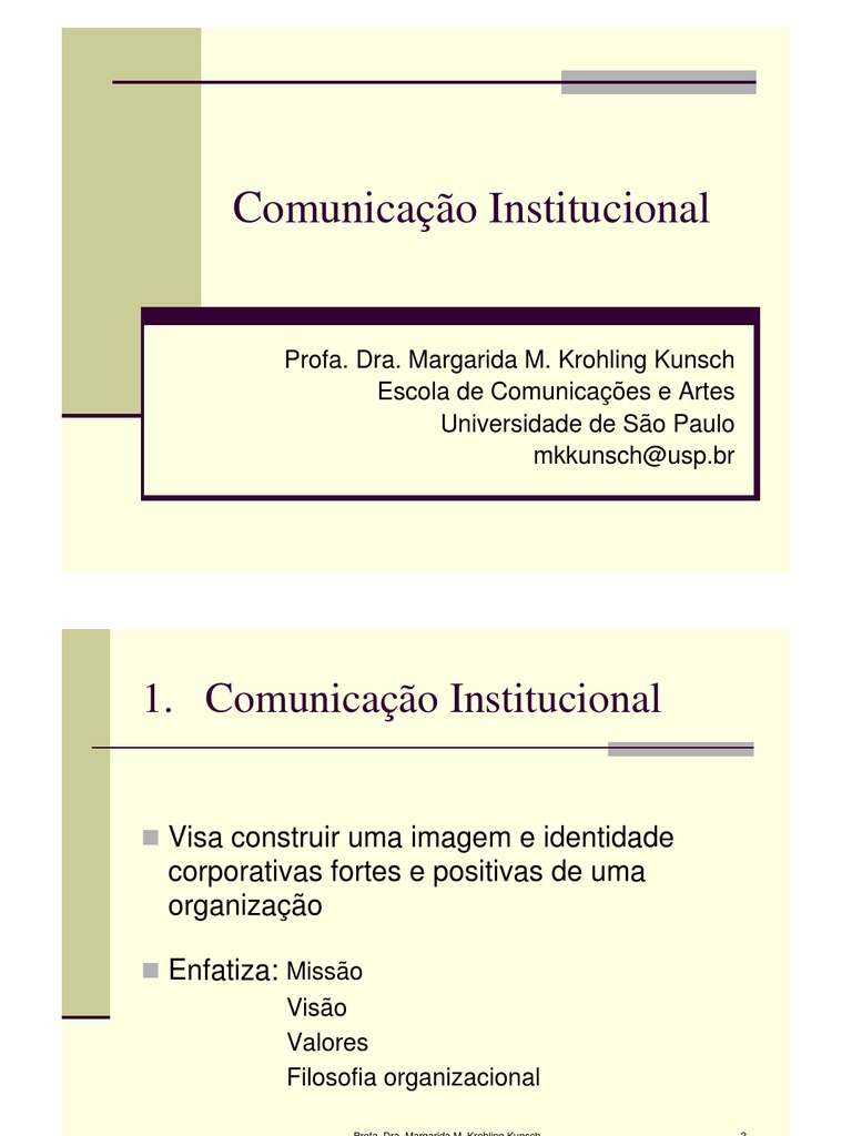 Institucional – Escola de Comunicação