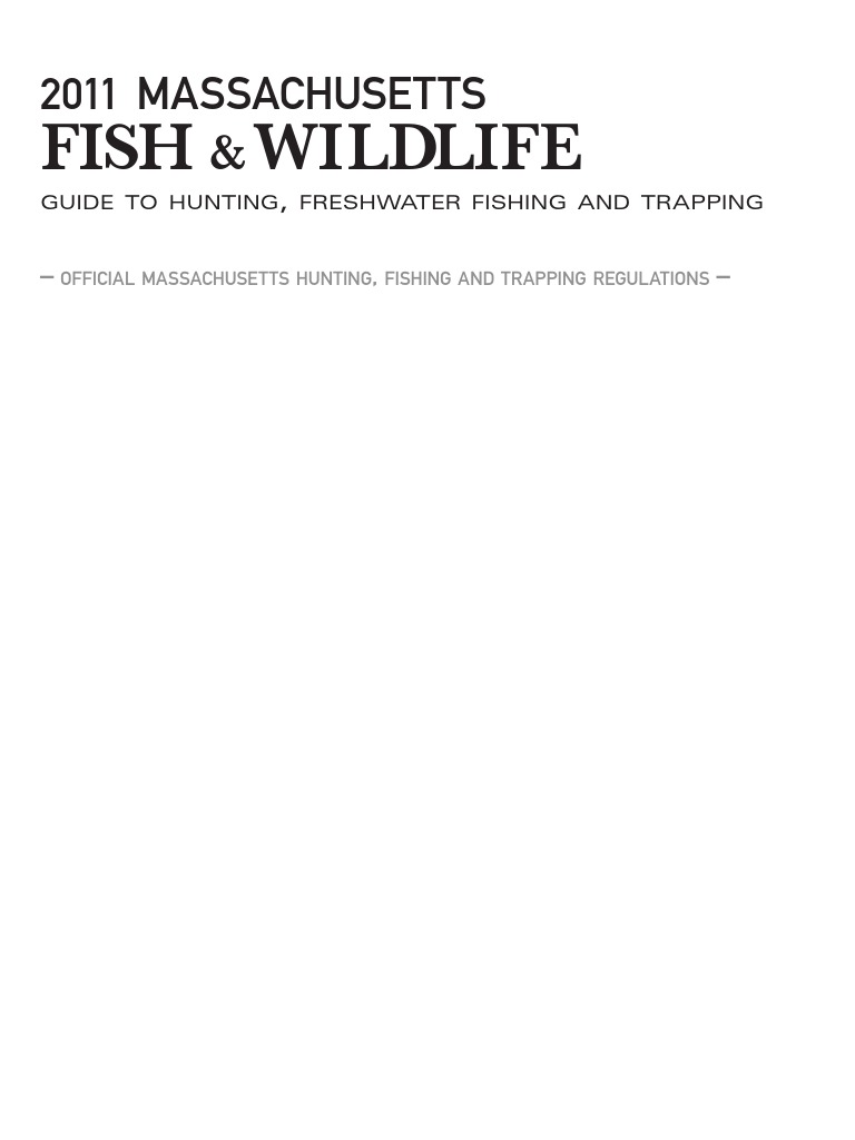 Hunting and Fishing Abstracts 2011 PDF Trapping Hunting