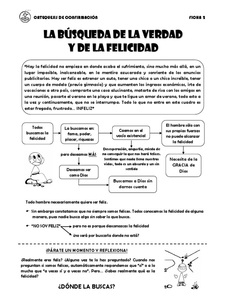 Ficha 2 La Búsqueda de La Felicidad | PDF | Felicidad | Amor