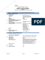 Safety Data Sheet: SOLO CO Detector Tester