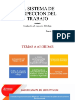 El Sistema de Inspeccion Del Trabajo - Unidad 1