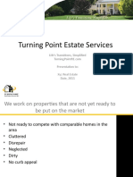 Turning Point Estate Services: Life's Transitions, Simplified Presentation To: Xyz Real Estate Date, 2011