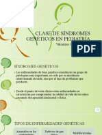 Clase de Síndromes Genéticos en Pediatría