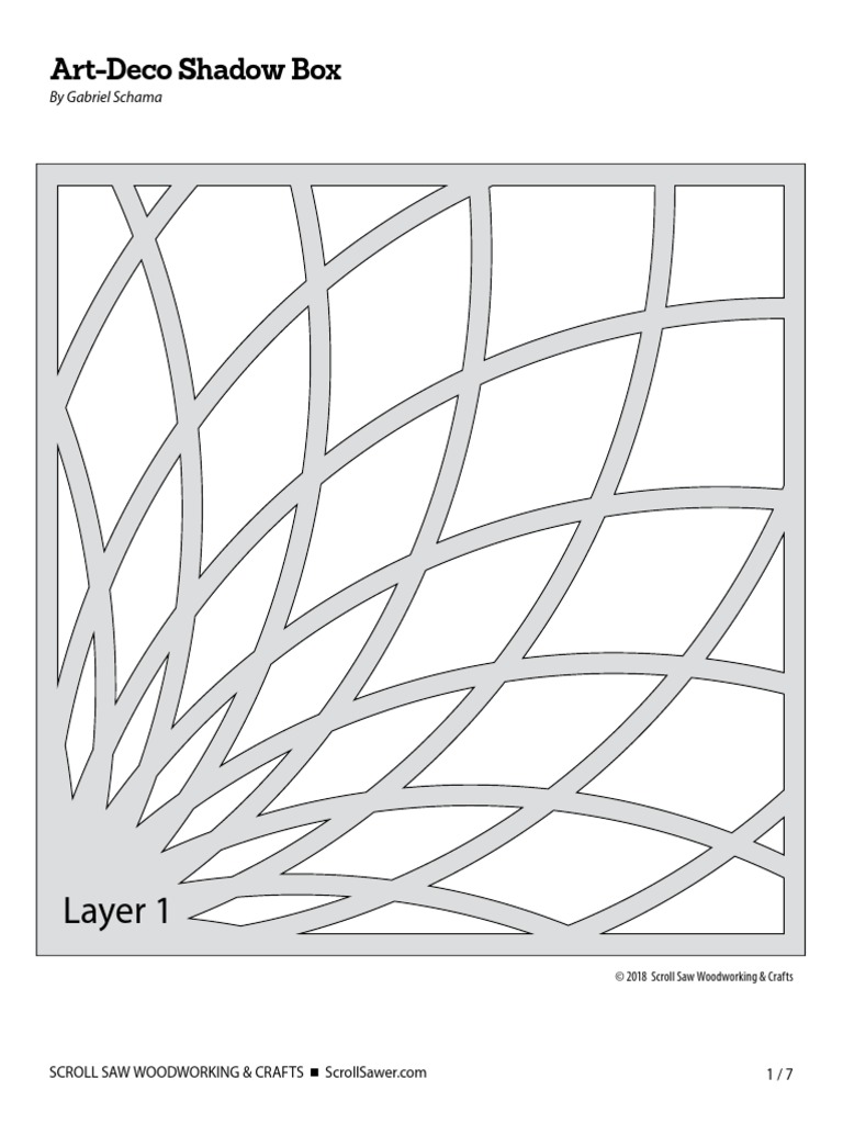 Layer 1 Layer 2 Layer 5 Layer 6: Art-Deco Shadow Box | PDF