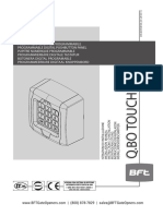 BFT Q.bo Pad Manual