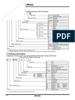 5-Phase Stepper Motor: Ordering Information