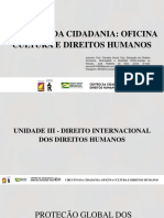 OFICINA CULTURA E DIREITO HUMANUNIDADE III - DIREITO INTERNACIONAL DOS DIREITOS HUMANOS