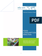 WFP 2008 Technical Guidance Sheet Food Consumption Analysis