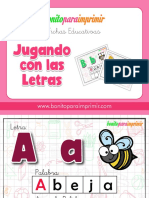 Actividades para Aprender La Letras Del Abecedario - Bonitoparaimprimir