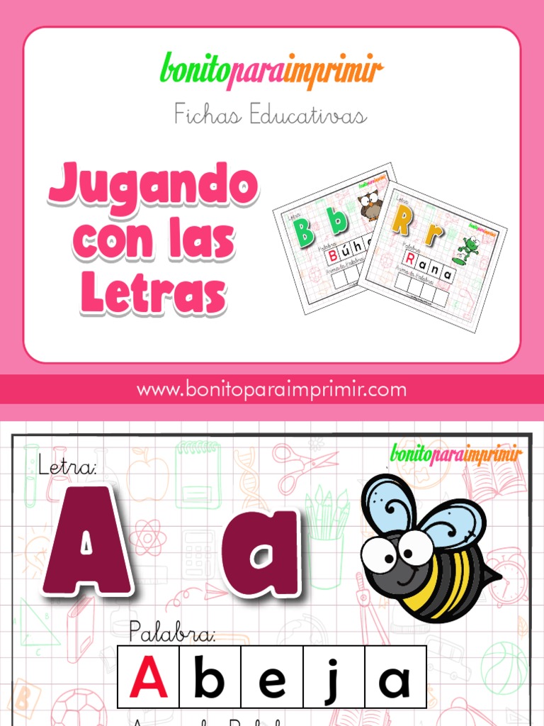 Fichas de Lectoescritura Infantil | PDF | Publicación | Diseño