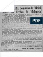 Ultima Hora Comunicado Oficial Sobre Los Hechos de Violencia - 1958.01.31 P. 8
