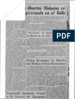 Numerosas Muertes Violentas Se Siguen Registrando en El Valle - 1958.01.31 P. 14