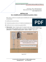 Artculo 200 Uso e Identificacion Del Conductor Puesto A Tierra Neutro