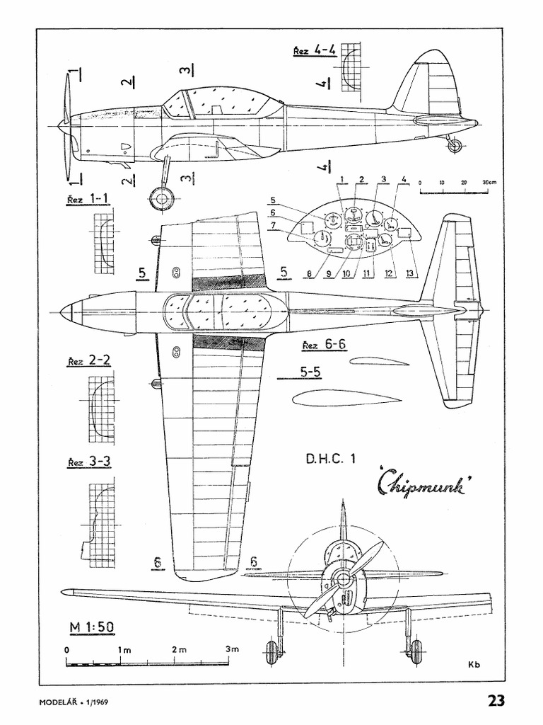 De Havilland Chipmunk 3 View and Text | PDF