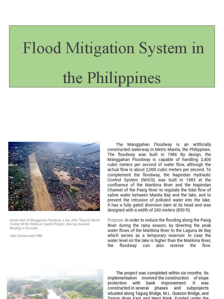 Flood Control Projects in the Philippines | PDF | Environment | Water ...