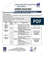 COSH Learning Road Map