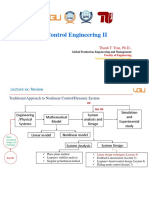 Control Engineering II: Thanh T. Tran, PH.D.