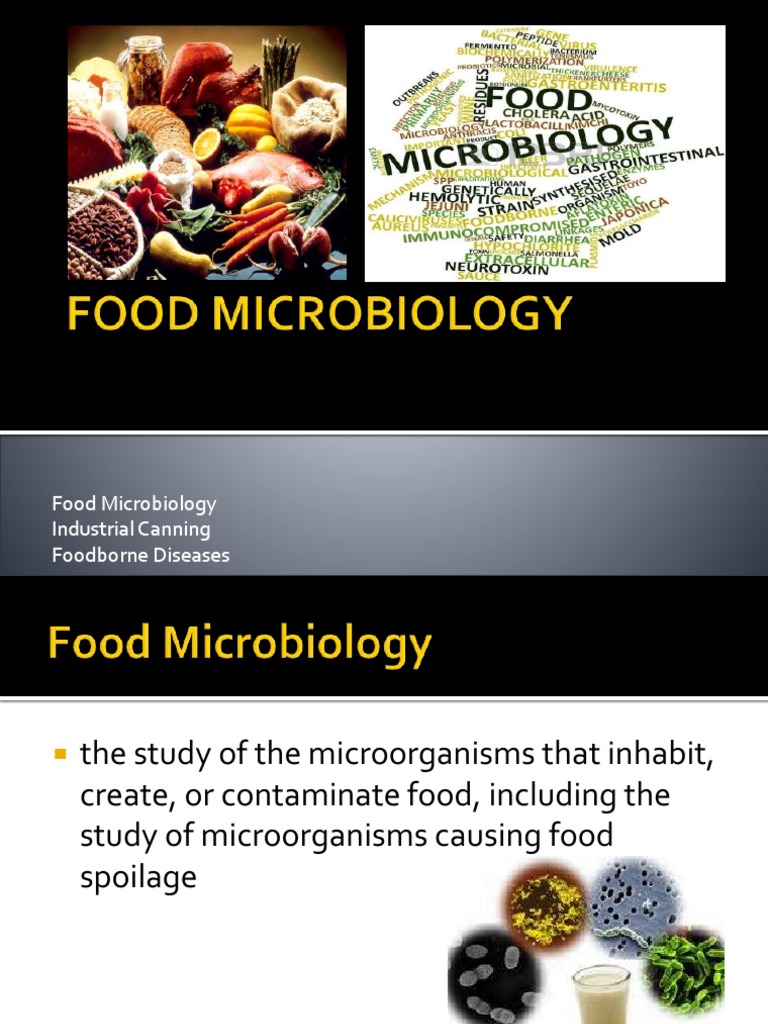 Food Microbiology Industrial Canning Foodborne Diseases PDF