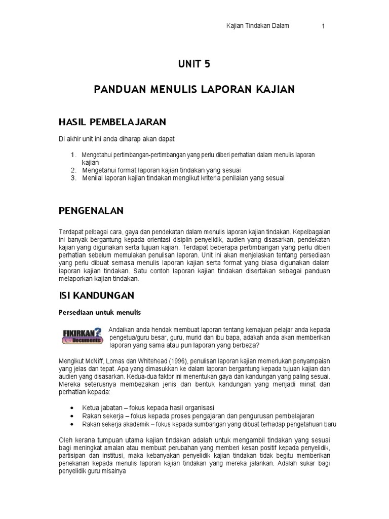 Panduan Tulis Laporan Pdf