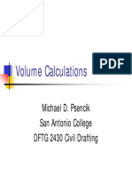 Civil Volume Calculations
