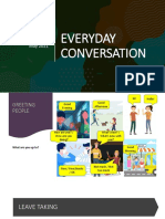 Everyday conversation starters and phrases