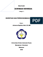 Chapter 6 Investasi Dan Perekonomian Indonesia PDF