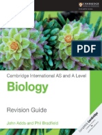 Cambridge International As and A Level Biology Revision Guide