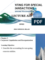 Chapter 5 Corporate Liquidation & Reorganization