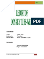 Report of Donkey Tube-well Doaba Foundation LAYYAH from ARSLAN TAHIR