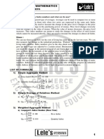 Caf - Maths - Index Numbers