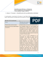 Anexo 1 - Formato 1. Identificación de La Problemática Individual.