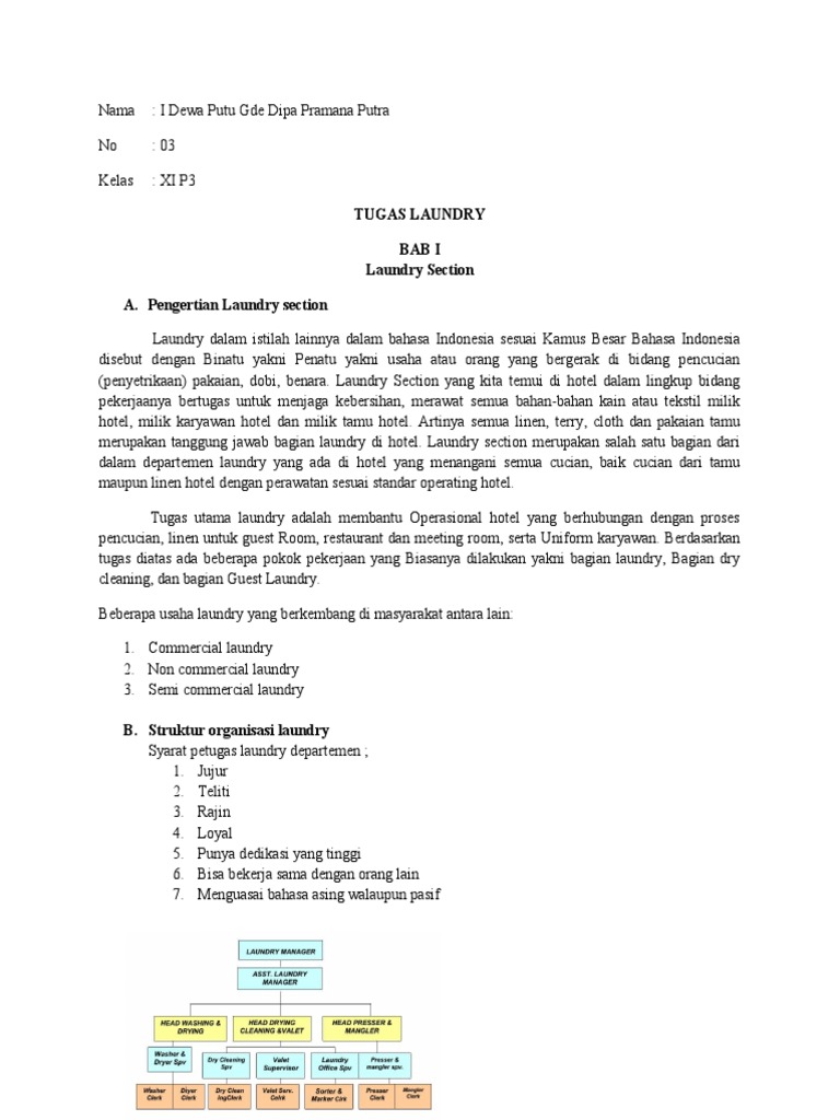 Tugas Laundry PDF