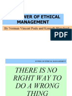 The Power of Ethical Management: by Norman Vincent Peale and Kenneth Blanchard