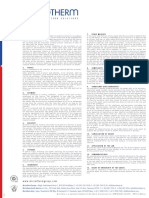 Promat Microtherm NV Sales Conditions English US-Dollars