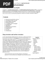 Transformational Grammar